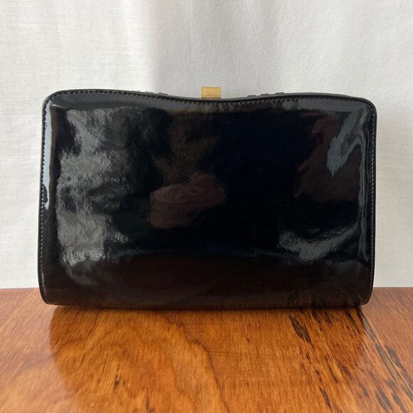 Vintage Patent Leather Evening Bag, Tag Attached, from Sibley's Dept. Store EC - Picture 2 of 13